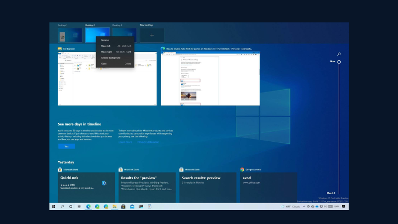 open new desktop windows shortcut