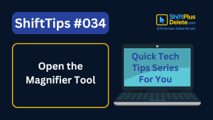 windows magnifier shortcut