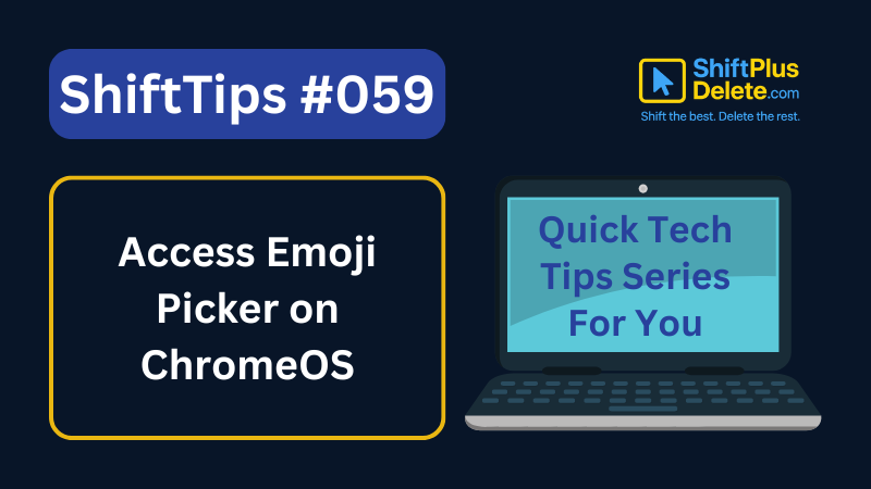 Access Emoji Picker on ChromeOS