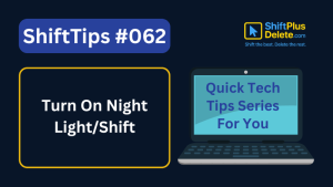 Turn On Night Light/Shift